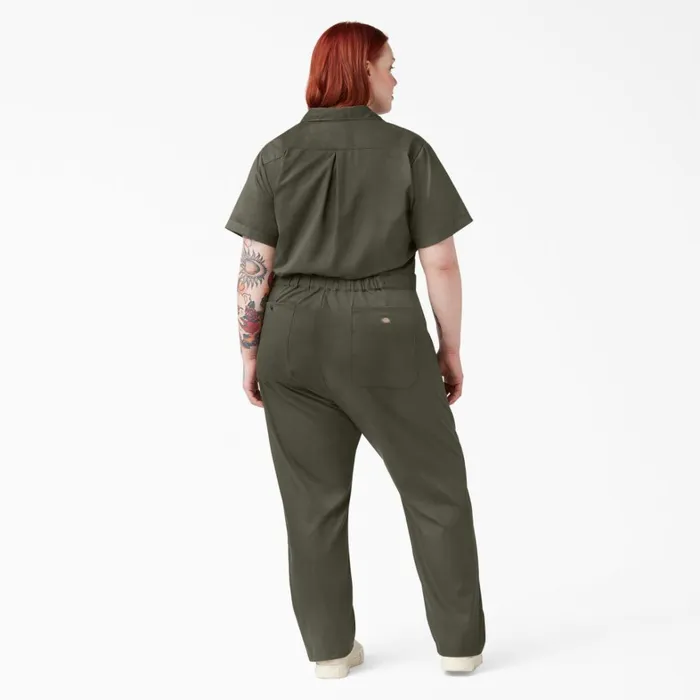 Dickies Coveralls Women039s Plus FLEX Cooling TempiQ Short Sleeve Coveralls Moss Green Moss Green ms 8211 Women Dickies Coveralls Women039s Plus FLEX Cooling TempiQ Short Sleeve Coveralls Moss Green Moss Green ms 8211 Women