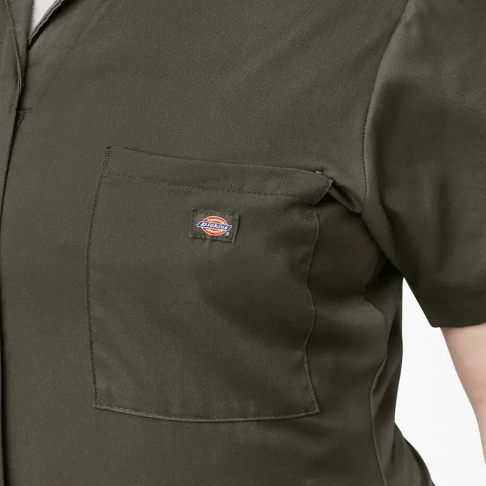 Dickies Coveralls Women039s Plus FLEX Cooling TempiQ Short Sleeve Coveralls Moss Green Moss Green ms 8211 Women Dickies Coveralls Women039s Plus FLEX Cooling TempiQ Short Sleeve Coveralls Moss Green Moss Green ms 8211 Women