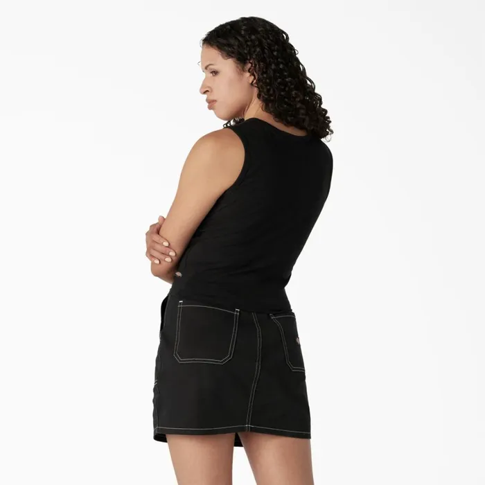 Dickies Cropped Tops Women039s Racerback Cropped Tank Top Black Black kbk 8211 Women Dickies Cropped Tops Women039s Racerback Cropped Tank Top Black Black kbk 8211 Women