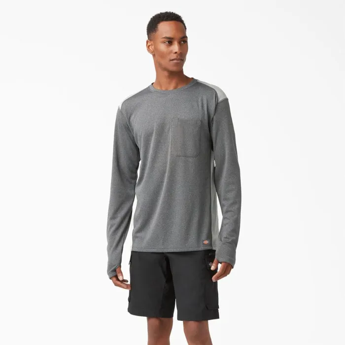Dickies Hi Vis TempiQ 365 Long Sleeve Pocket TShirt Dark Gray Heather Dark Gray Heather ghf 8211 Men Dickies Hi Vis TempiQ 365 Long Sleeve Pocket TShirt Dark Gray Heather Dark Gray Heather ghf 8211 Men