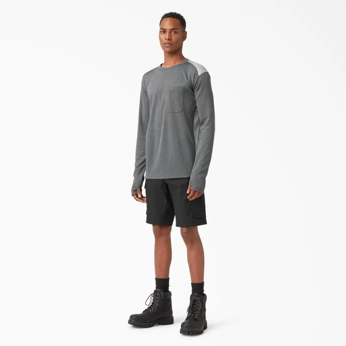 Dickies Hi Vis TempiQ 365 Long Sleeve Pocket TShirt Dark Gray Heather Dark Gray Heather ghf 8211 Men Dickies Hi Vis TempiQ 365 Long Sleeve Pocket TShirt Dark Gray Heather Dark Gray Heather ghf 8211 Men