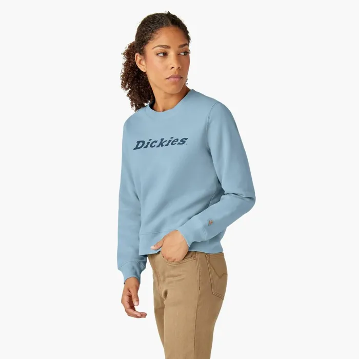 Dickies Hoodies and Sweatshirts Women039s Water Repellent Logo Sweatshirt Clear Blue Clear Blue eu 8211 Women Dickies Hoodies and Sweatshirts Women039s Water Repellent Logo Sweatshirt Clear Blue Clear Blue eu 8211 Women