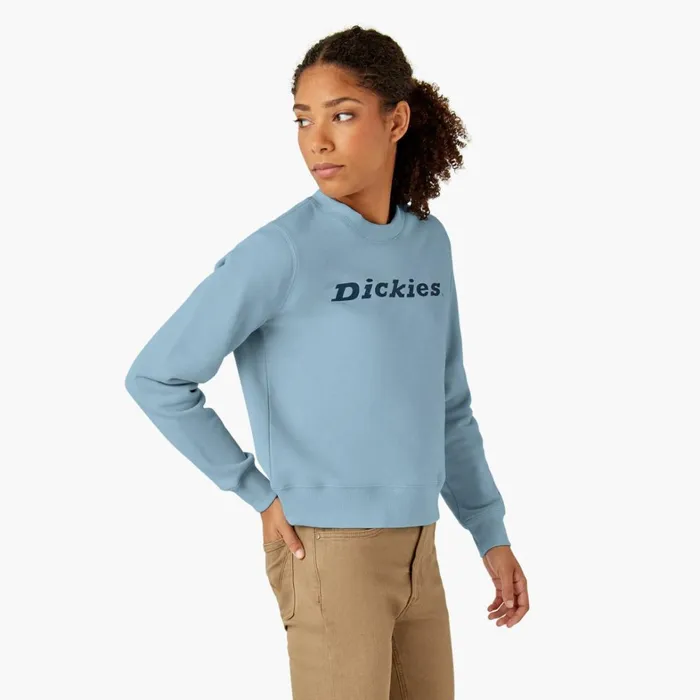 Dickies Hoodies and Sweatshirts Women039s Water Repellent Logo Sweatshirt Clear Blue Clear Blue eu 8211 Women Dickies Hoodies and Sweatshirts Women039s Water Repellent Logo Sweatshirt Clear Blue Clear Blue eu 8211 Women