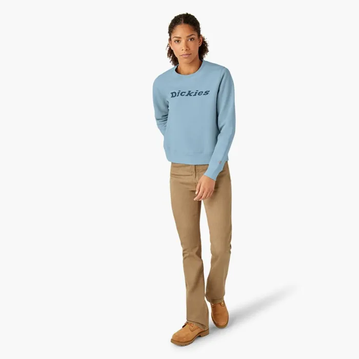 Dickies Hoodies and Sweatshirts Women039s Water Repellent Logo Sweatshirt Clear Blue Clear Blue eu 8211 Women Dickies Hoodies and Sweatshirts Women039s Water Repellent Logo Sweatshirt Clear Blue Clear Blue eu 8211 Women