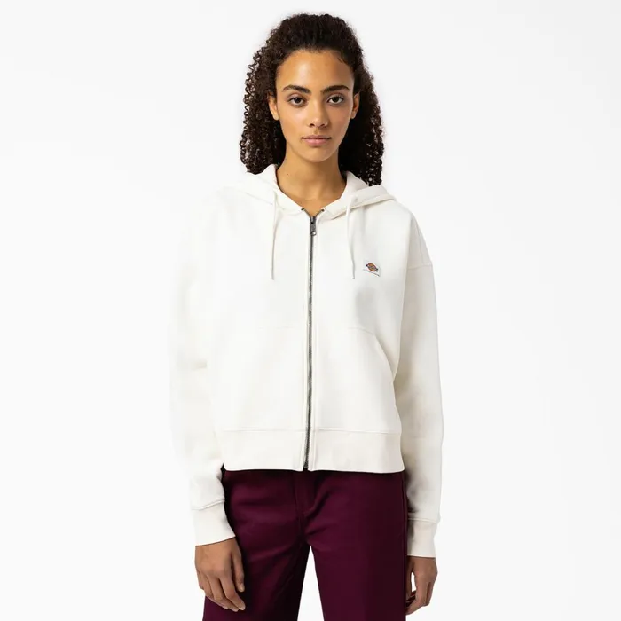 Dickies Hoodies and Sweatshirts Womens Oakport Zip Hoodie Cream Cream cr9 8211 Women Dickies Hoodies and Sweatshirts Womens Oakport Zip Hoodie Cream Cream cr9 8211 Women