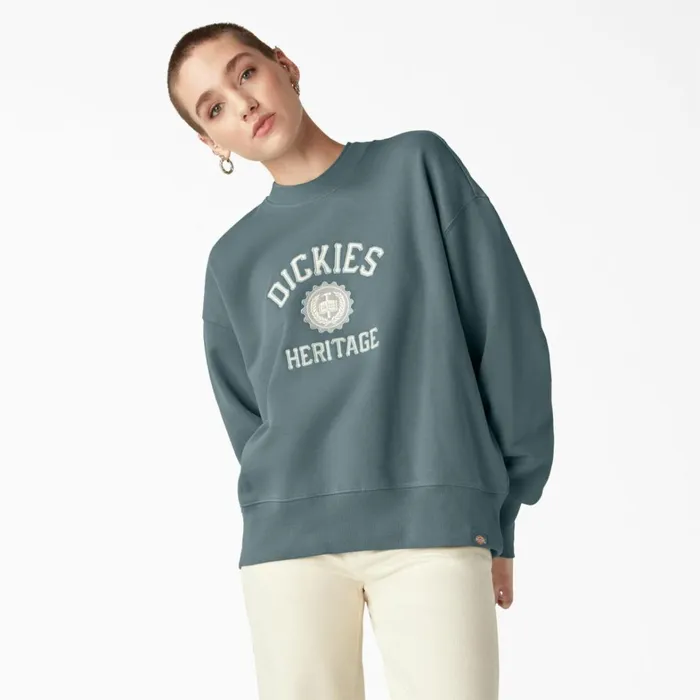 Dickies Hoodies and Sweatshirts Womens Oxford Sweatshirt Smoke Blue Smoke Blue bm 8211 Women Dickies Hoodies and Sweatshirts Womens Oxford Sweatshirt Smoke Blue Smoke Blue bm 8211 Women