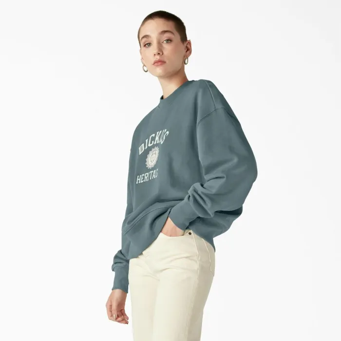 Dickies Hoodies and Sweatshirts Womens Oxford Sweatshirt Smoke Blue Smoke Blue bm 8211 Women Dickies Hoodies and Sweatshirts Womens Oxford Sweatshirt Smoke Blue Smoke Blue bm 8211 Women