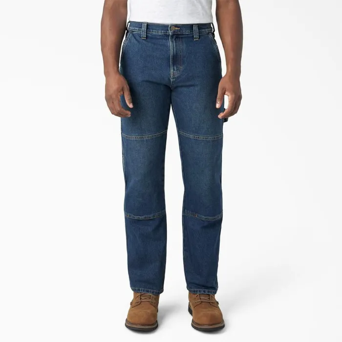 Dickies Jeans FLEX Relaxed Fit Double Knee Jeans Medium Denim Wash Medium Denim Wash mwi 8211 Men Dickies Jeans FLEX Relaxed Fit Double Knee Jeans Medium Denim Wash Medium Denim Wash mwi 8211 Men