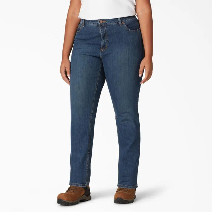 Dickies Jeans Women039s Plus Perfect Shape Straight Fit Jeans Stonewashed Indigo Blue Stonewashed Indigo Blue snb 8211 Women Dickies Jeans Women039s Plus Perfect Shape Straight Fit Jeans Stonewashed Indigo Blue Stonewashed Indigo Blue snb 8211 Women