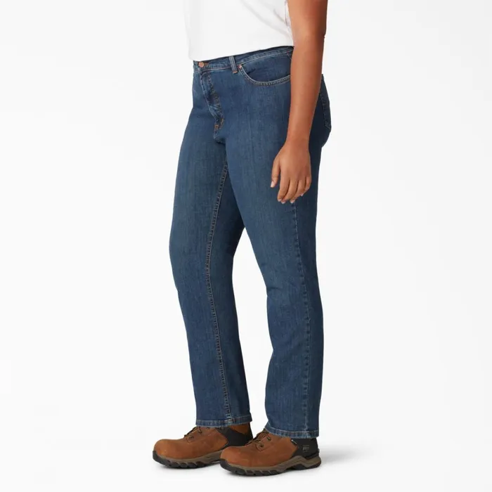 Dickies Jeans Women039s Plus Perfect Shape Straight Fit Jeans Stonewashed Indigo Blue Stonewashed Indigo Blue snb 8211 Women Dickies Jeans Women039s Plus Perfect Shape Straight Fit Jeans Stonewashed Indigo Blue Stonewashed Indigo Blue snb 8211 Women