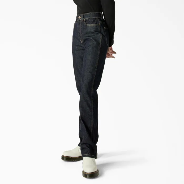 Dickies Jeans Womens Houston Relaxed Fit Jeans Rinsed Indigo Blue Rinsed Indigo Blue rnb 8211 Women Dickies Jeans Womens Houston Relaxed Fit Jeans Rinsed Indigo Blue Rinsed Indigo Blue rnb 8211 Women