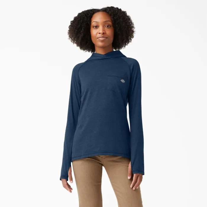 Dickies Long Sleeve TShirts Women039s Cooling Performance Sun Shirt Dark Navy Heather Dark Navy Heather dnh 8211 Women Dickies Long Sleeve TShirts Women039s Cooling Performance Sun Shirt Dark Navy Heather Dark Navy Heather dnh 8211 Women