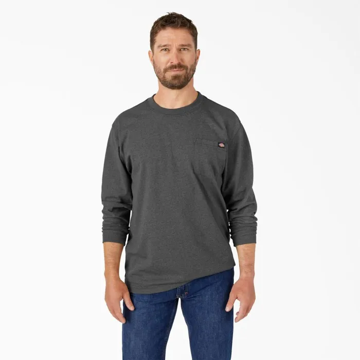 Dickies Long Sleeve Work Shirts Heavyweight Heathered Long Sleeve Pocket TShirt Charcoal Gray Heather Charcoal Gray Heather cgh 8211 Men Dickies Long Sleeve Work Shirts Heavyweight Heathered Long Sleeve Pocket TShirt Charcoal Gray Heather Charcoal Gray Heather cgh 8211 Men