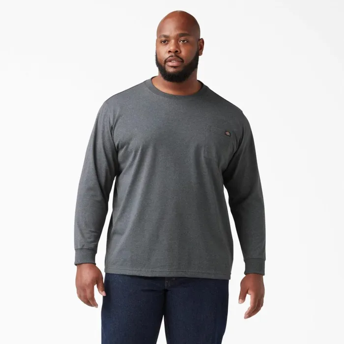 Dickies Long Sleeve Work Shirts Heavyweight Heathered Long Sleeve Pocket TShirt Charcoal Gray Heather Charcoal Gray Heather cgh 8211 Men Dickies Long Sleeve Work Shirts Heavyweight Heathered Long Sleeve Pocket TShirt Charcoal Gray Heather Charcoal Gray Heather cgh 8211 Men