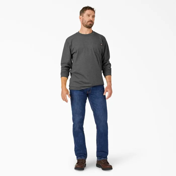 Dickies Long Sleeve Work Shirts Heavyweight Heathered Long Sleeve Pocket TShirt Charcoal Gray Heather Charcoal Gray Heather cgh 8211 Men Dickies Long Sleeve Work Shirts Heavyweight Heathered Long Sleeve Pocket TShirt Charcoal Gray Heather Charcoal Gray Heather cgh 8211 Men