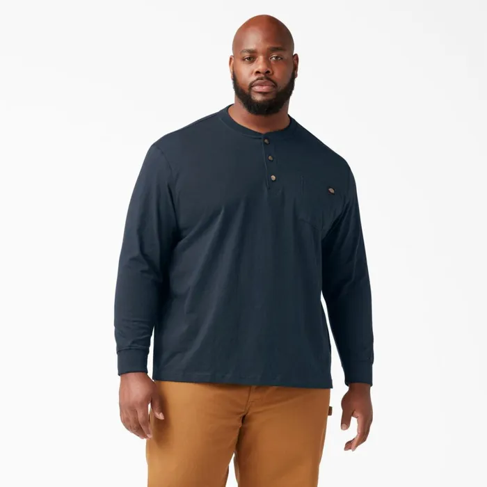 Dickies Long Sleeve Work Shirts Heavyweight Long Sleeve Henley TShirt Dark Navy Dark Navy dn 8211 Men Dickies Long Sleeve Work Shirts Heavyweight Long Sleeve Henley TShirt Dark Navy Dark Navy dn 8211 Men