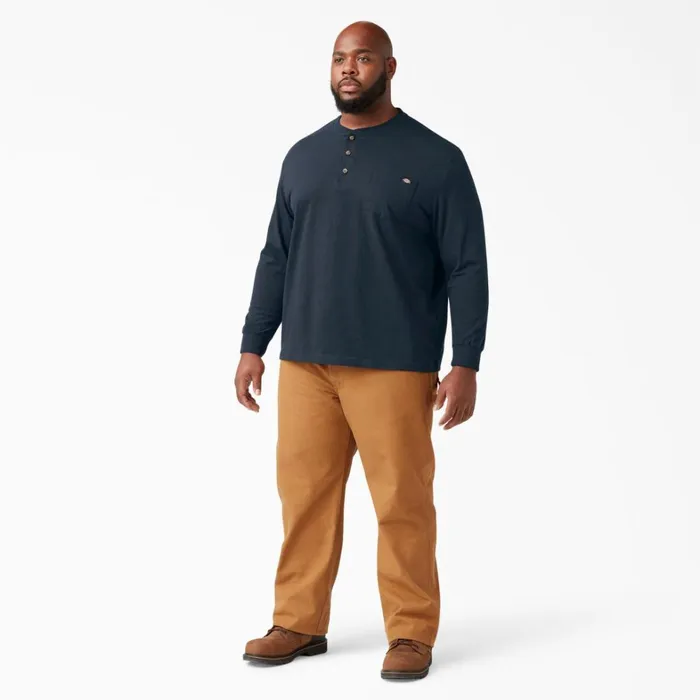 Dickies Long Sleeve Work Shirts Heavyweight Long Sleeve Henley TShirt Dark Navy Dark Navy dn 8211 Men Dickies Long Sleeve Work Shirts Heavyweight Long Sleeve Henley TShirt Dark Navy Dark Navy dn 8211 Men