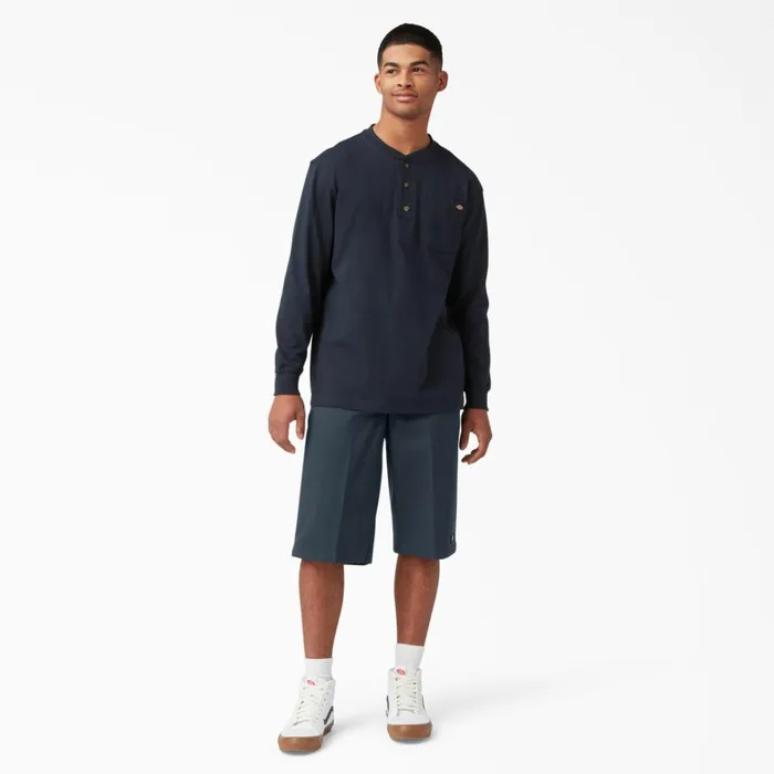 Dickies Long Sleeve Work Shirts Heavyweight Long Sleeve Henley TShirt Dark Navy Dark Navy dn 8211 Men Dickies Long Sleeve Work Shirts Heavyweight Long Sleeve Henley TShirt Dark Navy Dark Navy dn 8211 Men