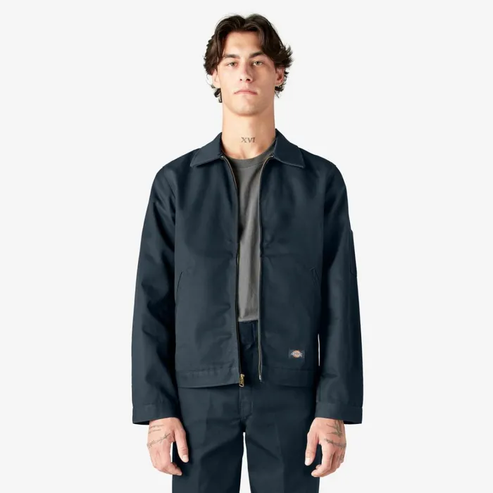 Dickies Outerwear Unlined Eisenhower Jacket Dark Navy Dark Navy dn 8211 Men