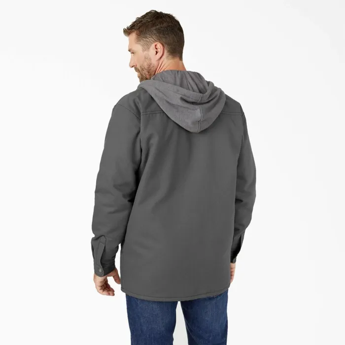 Dickies Outerwear Water Repellent Duck Hooded Shirt Jacket Slate Gray Slate Gray sl 8211 Men Dickies Outerwear Water Repellent Duck Hooded Shirt Jacket Slate Gray Slate Gray sl 8211 Men