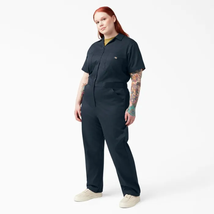 Dickies Painters Women039s Plus FLEX Cooling TempiQ Short Sleeve Coveralls Dark Navy Dark Navy dn 8211 Women Dickies Painters Women039s Plus FLEX Cooling TempiQ Short Sleeve Coveralls Dark Navy Dark Navy dn 8211 Women