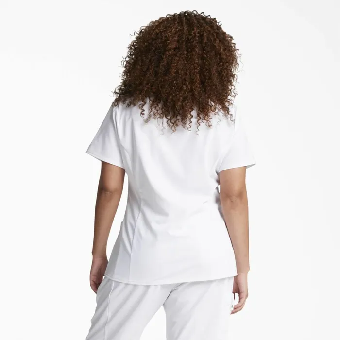 Dickies Scrubs Women039s Xtreme Stretch VNeck Scrub Top White White dwh 8211 Women Dickies Scrubs Women039s Xtreme Stretch VNeck Scrub Top White White dwh 8211 Women