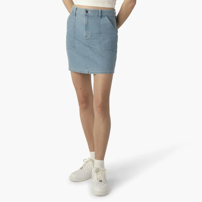 Dickies Skirts and Dresses Women039s Denim Carpenter Skirt Stonewashed Light Denim Stonewashed Light Denim swd 8211 Women Dickies Skirts and Dresses Women039s Denim Carpenter Skirt Stonewashed Light Denim Stonewashed Light Denim swd 8211 Women