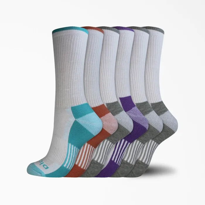 Dickies Socks Women039s Moisture Control Crew Socks Size 69 6Pack White White wh 8211 Women Dickies Socks Women039s Moisture Control Crew Socks Size 69 6Pack White White wh 8211 Women