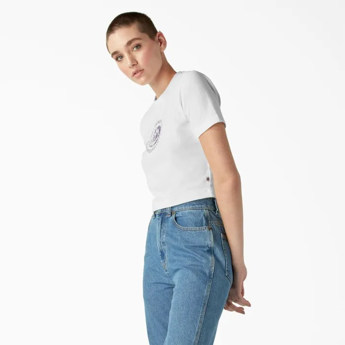 Dickies TShirts Women039s Garden Plain Cropped TShirt White White wh 8211 Women Dickies TShirts Women039s Garden Plain Cropped TShirt White White wh 8211 Women