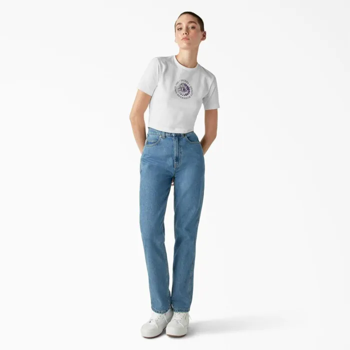 Dickies TShirts Women039s Garden Plain Cropped TShirt White White wh 8211 Women Dickies TShirts Women039s Garden Plain Cropped TShirt White White wh 8211 Women