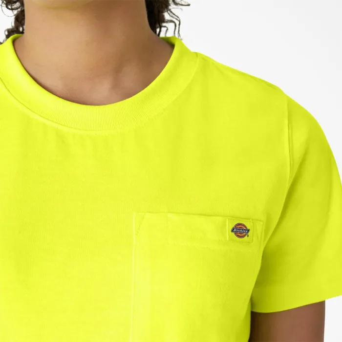 Dickies TShirts Women039s Heavyweight Short Sleeve Pocket TShirt Bright Yellow Bright Yellow bwd 8211 Women Dickies TShirts Women039s Heavyweight Short Sleeve Pocket TShirt Bright Yellow Bright Yellow bwd 8211 Women