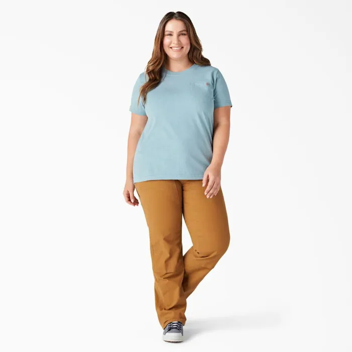 Dickies TShirts Women039s Plus Heavyweight Short Sleeve Pocket TShirt Dockside Blue Dockside Blue du1 8211 Women Dickies TShirts Women039s Plus Heavyweight Short Sleeve Pocket TShirt Dockside Blue Dockside Blue du1 8211 Women