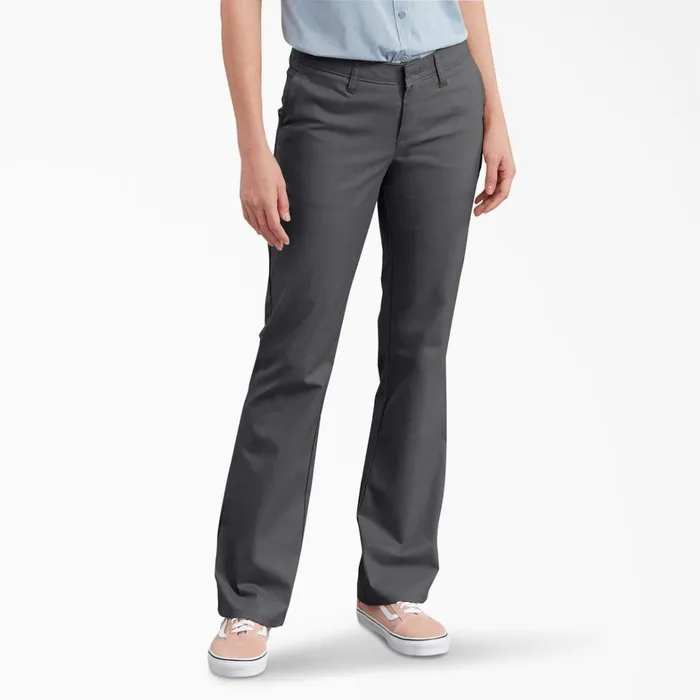 Dickies Work Pants Women039s FLEX Slim Fit Bootcut Pants Charcoal Gray Charcoal Gray ch 8211 Women Dickies Work Pants Women039s FLEX Slim Fit Bootcut Pants Charcoal Gray Charcoal Gray ch 8211 Women
