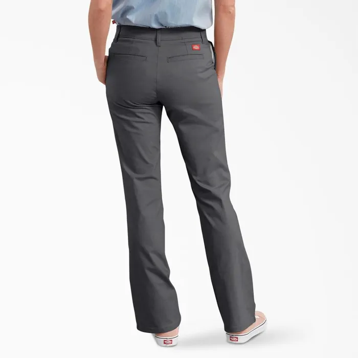 Dickies Work Pants Women039s FLEX Slim Fit Bootcut Pants Charcoal Gray Charcoal Gray ch 8211 Women Dickies Work Pants Women039s FLEX Slim Fit Bootcut Pants Charcoal Gray Charcoal Gray ch 8211 Women