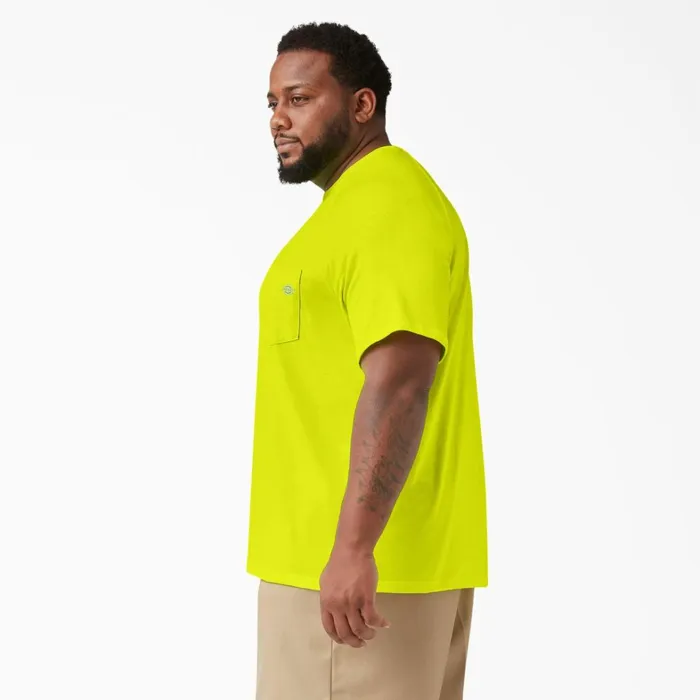 Dickies Work Shirts Cooling Short Sleeve Pocket TShirt Bright Yellow Bright Yellow bwd 8211 Men Dickies Work Shirts Cooling Short Sleeve Pocket TShirt Bright Yellow Bright Yellow bwd 8211 Men