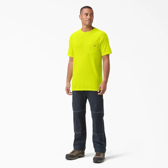 Dickies Work Shirts Cooling Short Sleeve Pocket TShirt Bright Yellow Bright Yellow bwd 8211 Men Dickies Work Shirts Cooling Short Sleeve Pocket TShirt Bright Yellow Bright Yellow bwd 8211 Men