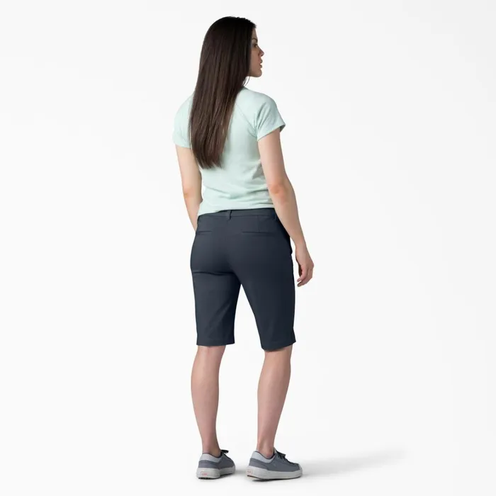 Dickies Work Shorts Women039s Perfect Shape Straight Fit Bermuda Shorts 11034 Rinsed Navy Rinsed Navy rnv 8211 Women Dickies Work Shorts Women039s Perfect Shape Straight Fit Bermuda Shorts 11034 Rinsed Navy Rinsed Navy rnv 8211 Women