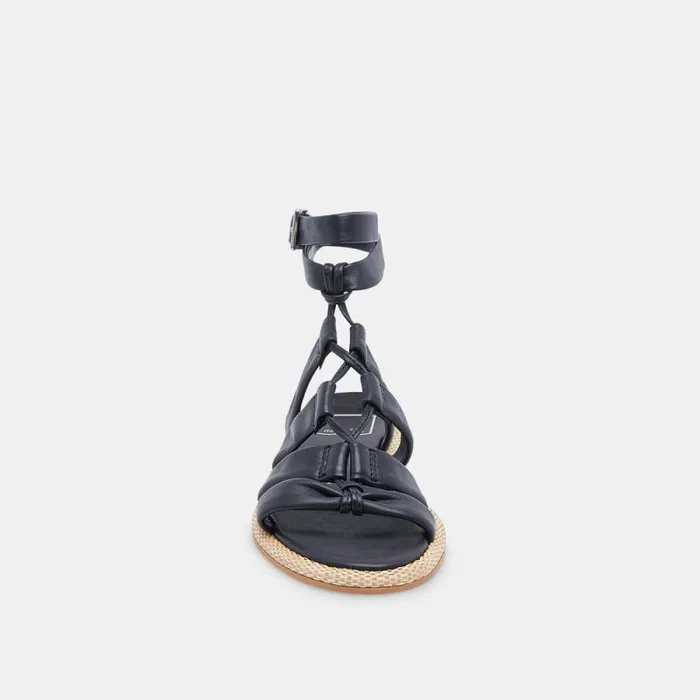 Dolce Vita Adison Sandals Black Leather Women Sandals