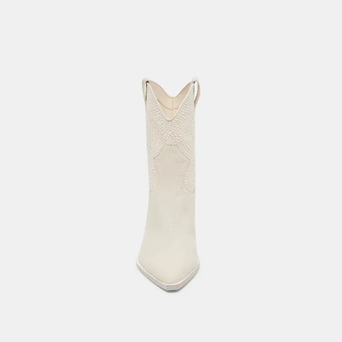 Dolce Vita Angel Pearl Booties Vanilla Pearls Women Boots and Booties