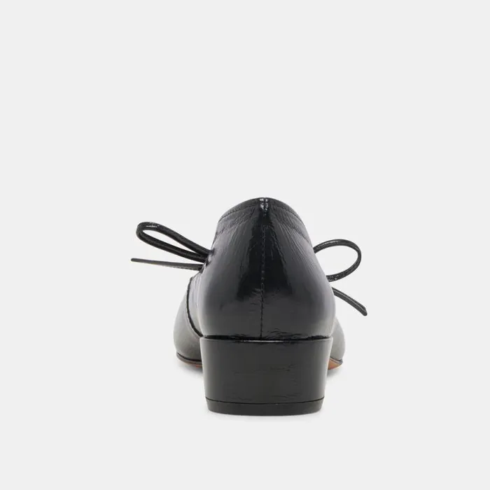 Dolce Vita Ardien Heels Midnight Crinkle Patent Women Heels