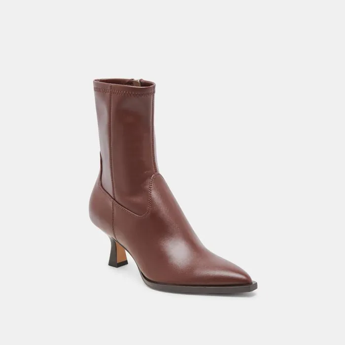 Dolce Vita Arya Boots Chocolate Leather Women Boots and Booties