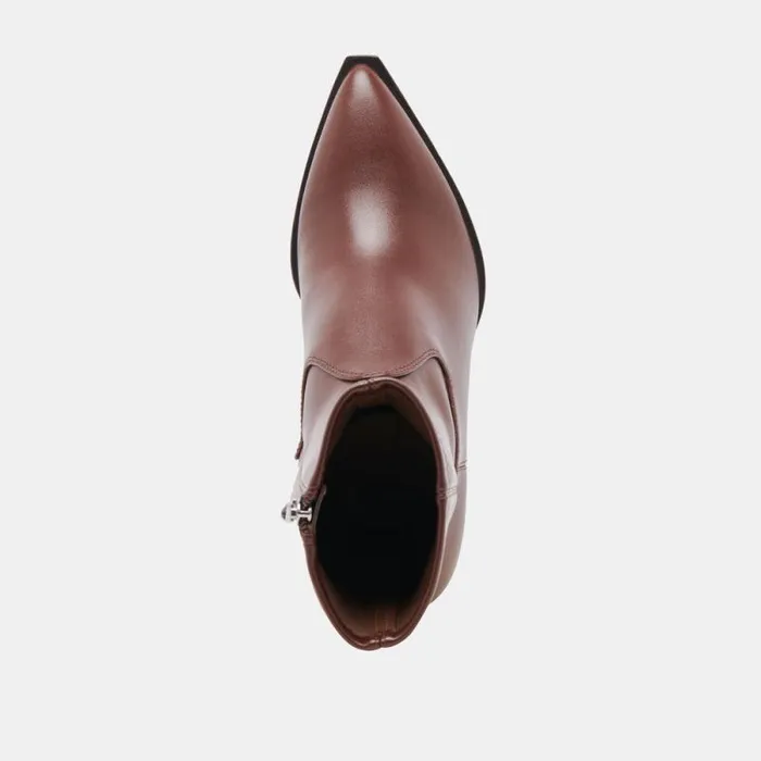 Dolce Vita Arya Boots Chocolate Leather Women Boots and Booties
