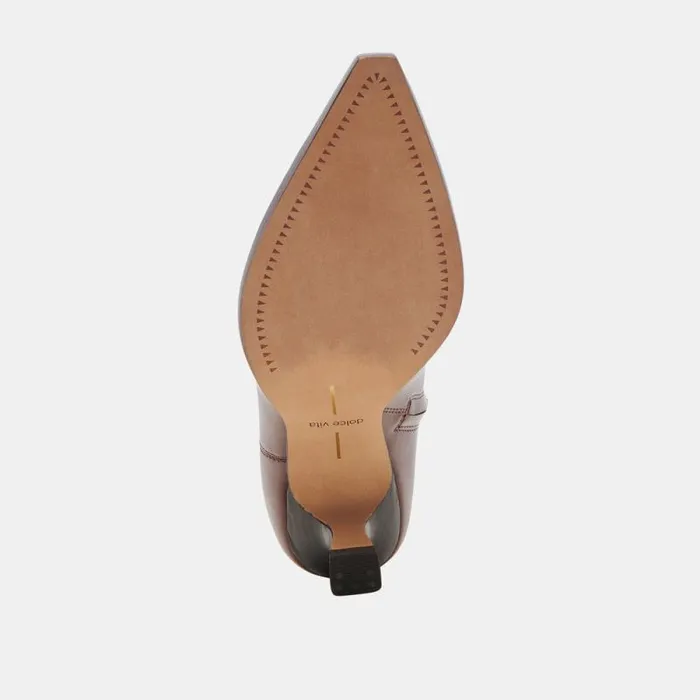 Dolce Vita Arya Boots Chocolate Leather Women Boots and Booties