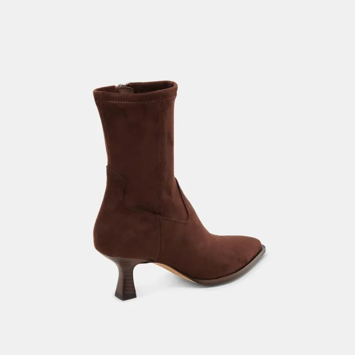 Dolce Vita Arya Boots Dk Brown Stella Suede Women Boots and Booties