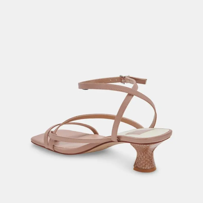 Dolce Vita Baylor Heels Cafe Leather Women Heels