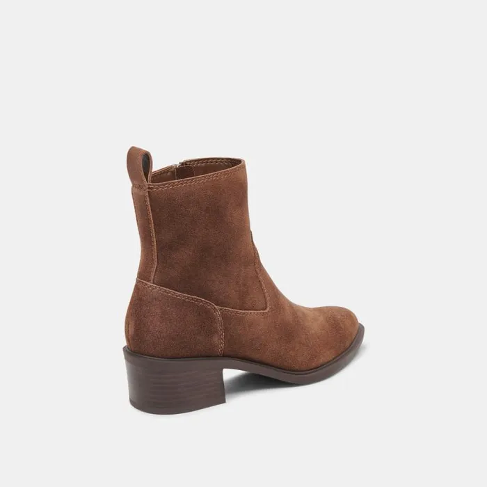 Dolce Vita Bili H2O Booties Cocoa Suede Women Boots and Booties