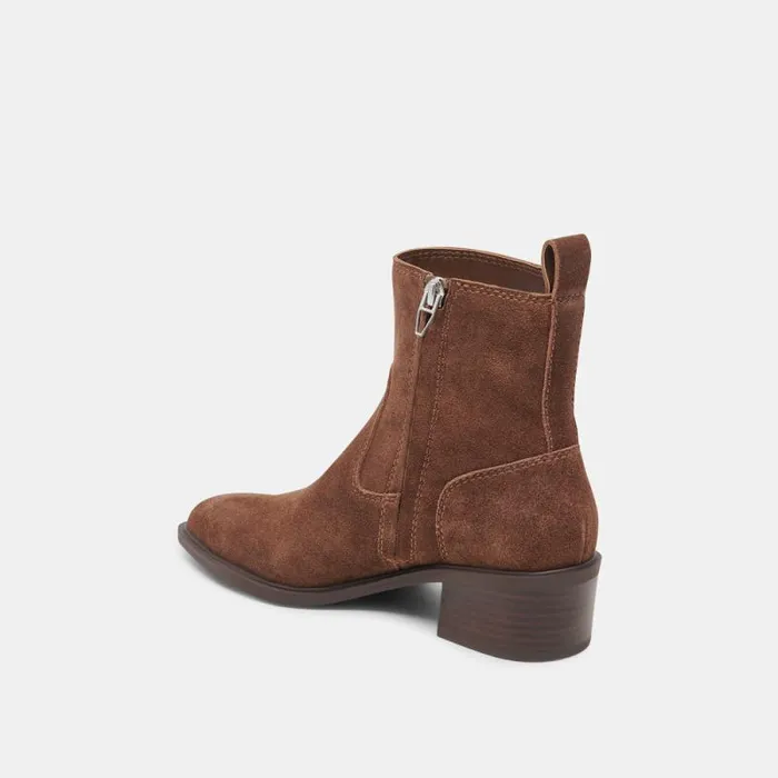Dolce Vita Bili H2O Booties Cocoa Suede Women Boots and Booties