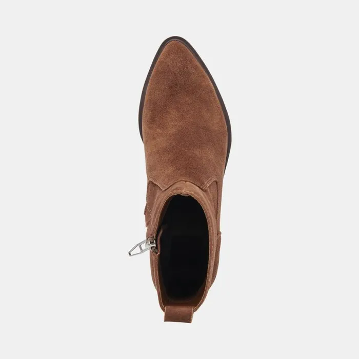 Dolce Vita Bili H2O Booties Cocoa Suede Women Boots and Booties