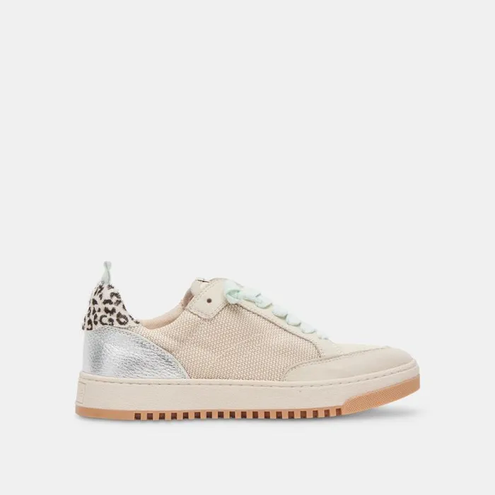Dolce Vita Calil Sneakers Oatmeal Mesh Women Sneakers