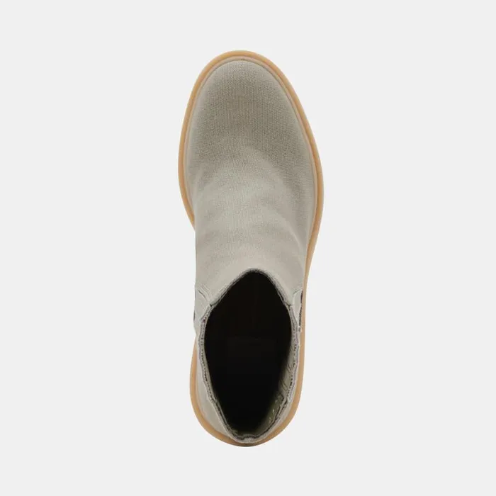 Dolce Vita Caster Booties Sage Canvas Women Boots and Booties